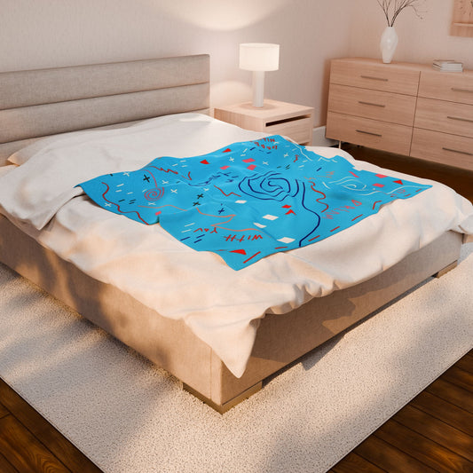 "Dream On" Plush Blanket - THE ART PLUG SHOP