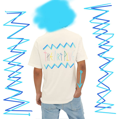 "Wavy" Oversized Tee