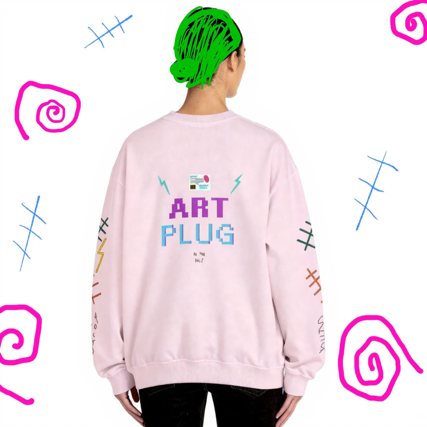 "Pixel" Crewneck Sweatshirt