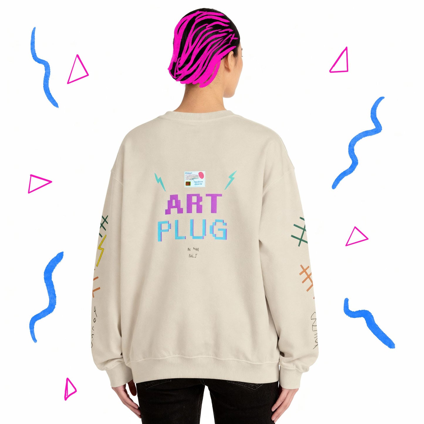 "Pixel" Crewneck Sweatshirt