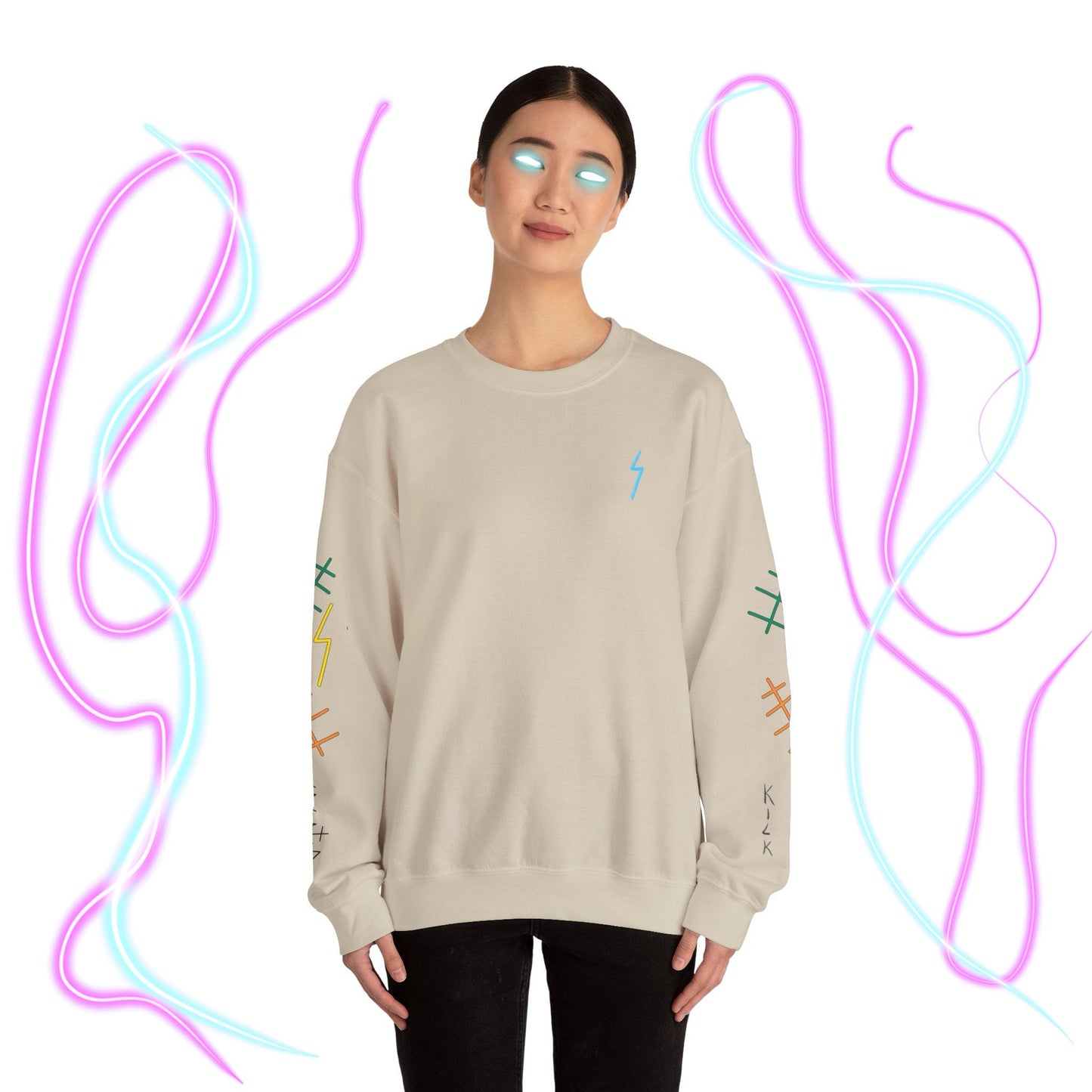 "Pixel" Crewneck Sweatshirt