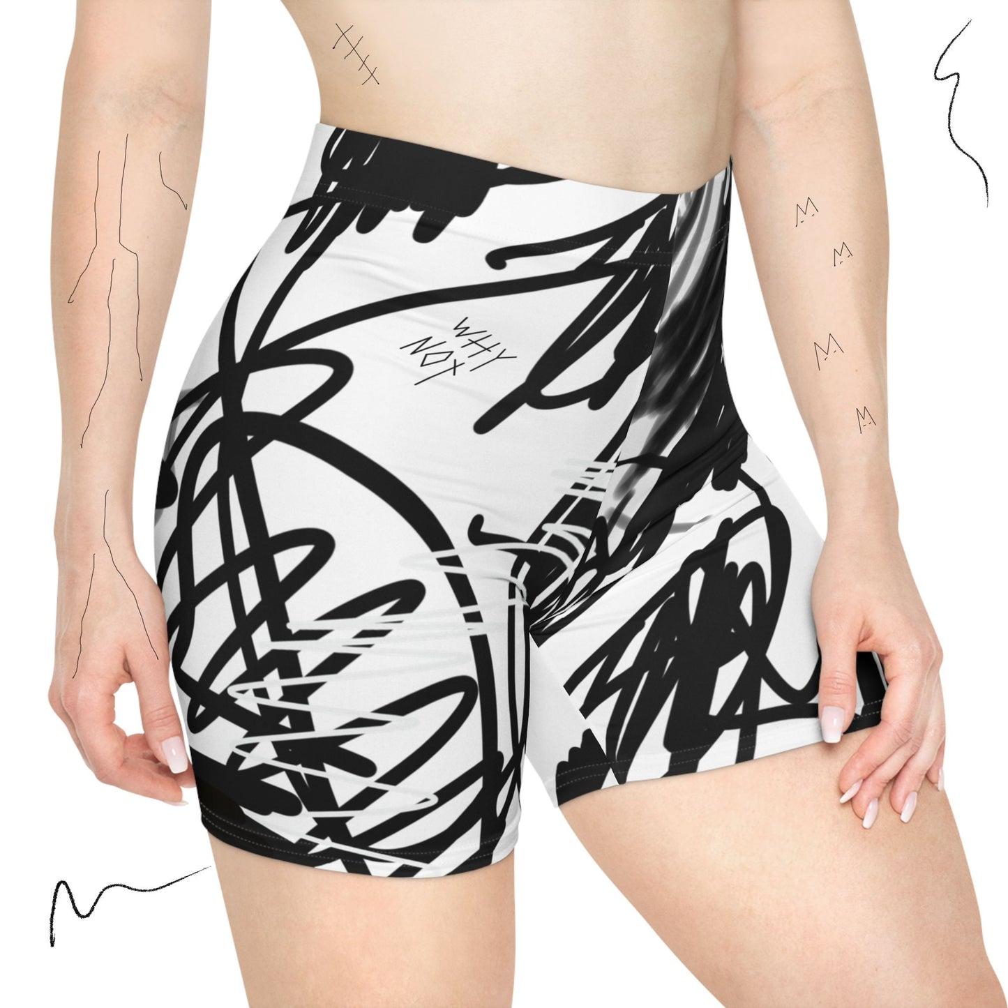 "Scribble" Shorts