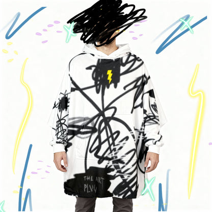 "Scribble" Hooded Blanket
