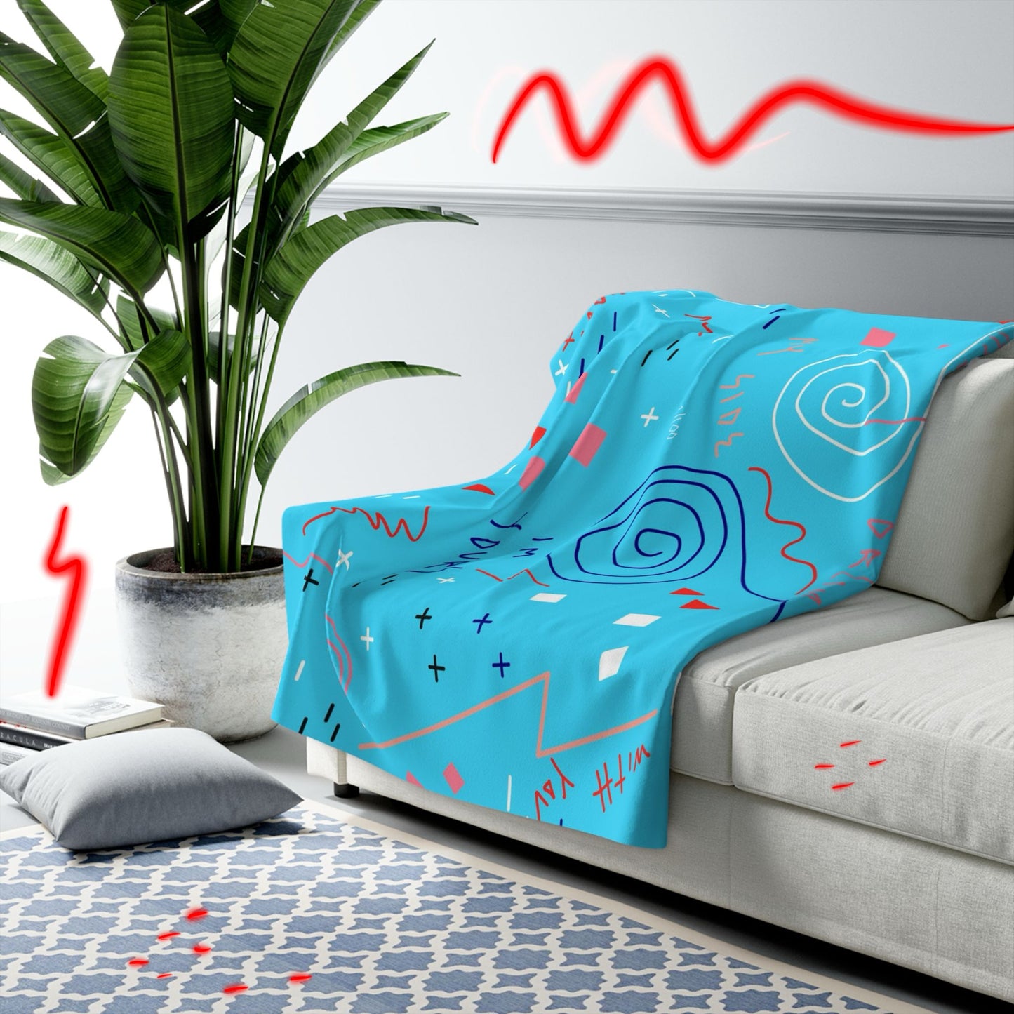 "Dream On" Sherpa Blanket