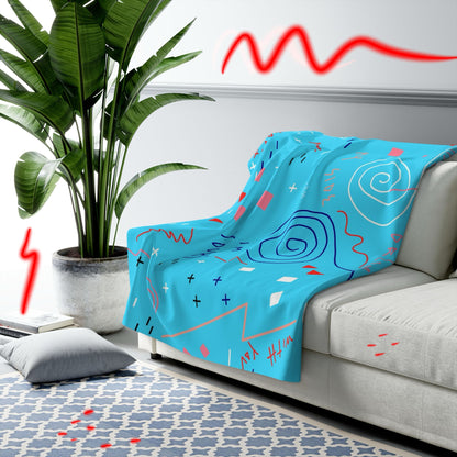 "Dream On" Sherpa Blanket